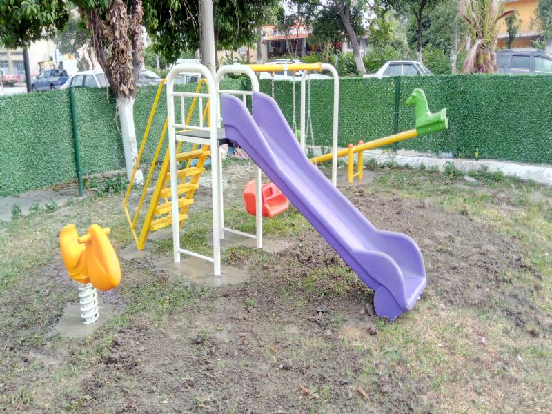 OG-101 MN OYUN GRUBU(SALINCAKLI)SKE-Metal Polietilen Oyun Gruplar-park oyuncaklari