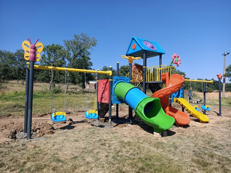 Kuu Belediyesi Oyun Park-Metal Polietilen Oyun Gruplar-